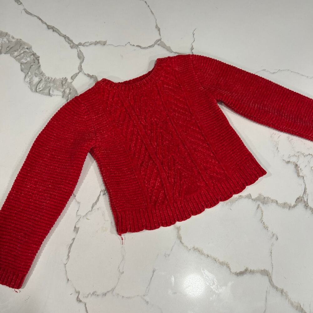 Tommy Bahama red soft girls sweater size 5-6